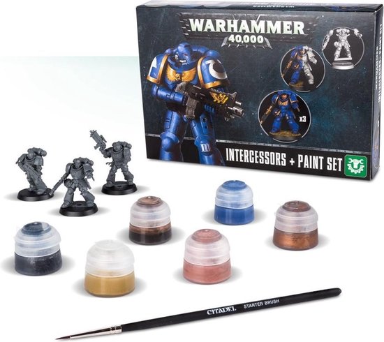 Afbeelding van het spel Games Workshop Warhammer Intercessors & Paint Set