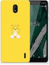 Coque pour Nokia 1 Plus Housse TPU Silicone Etui Leopard Bébé