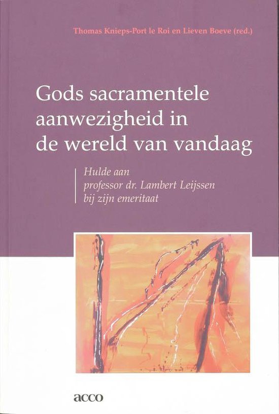 Cover van het boek 'Gods sacramentele aanwezigheid in de wereld van vandaag / druk 1'