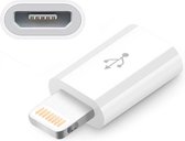 Lightning naar micro USB - USB Adapter - Geschikt voor iPhone - oplader - micro usb-kabel - zilver - DisQounts