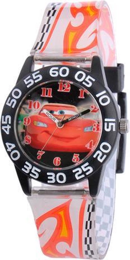 eenvoudig Heerlijk Bitterheid Disney Cars horloge - Bliksem McQueen - kinderen - wit/rood bandje | bol.com
