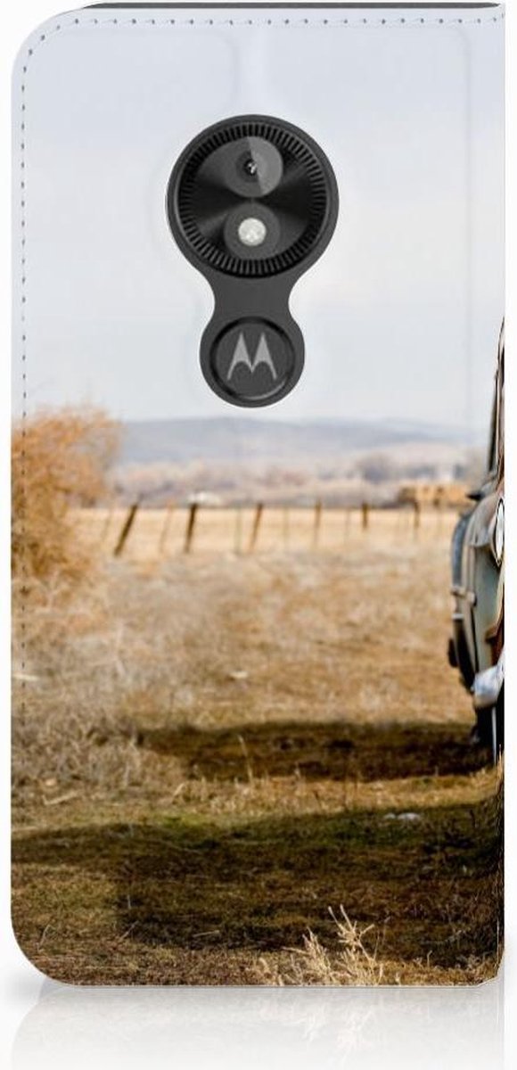Motorola Moto E5 Play Stand Case Vintage Auto