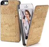 Bouletta Lederen iPhone 6S Plus Hoesje - Flip Case Klug - Cork