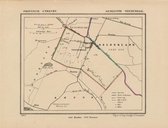 Historische kaart, plattegrond van gemeente Veenendaal in Utrecht uit 1867 door Kuyper van Kaartcadeau.com