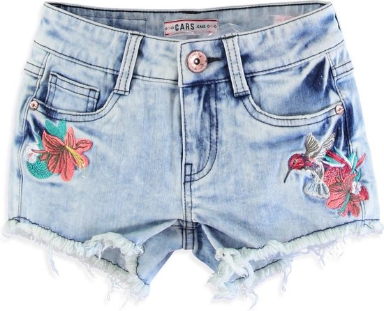 cars jeans meisjes short - denim stw/bl. Used - maat 10 | bol.com
