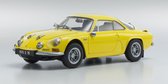 RENAULT - ALPINE A110 1600S 1974 GEEL - KYOSHO MODELAUTO  1:18