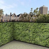 Balkonscherm laurier - BalkonschermenPlanten - Vinyl - 100x250cm Dubbelzijdig