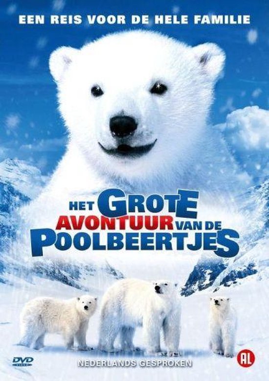 Cover van de film 'Het Grote Avontuur Van De Poolbeertjes'