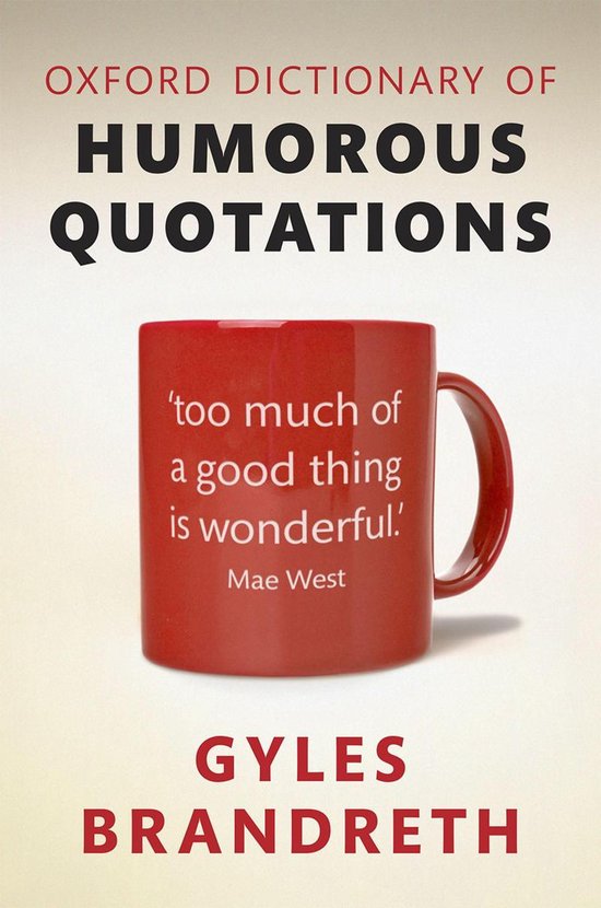 Oxford Dictionary of Humorous Quotations - cover