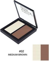 Powder Contouring Make-up Kit - Color 02 Medium Brown