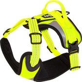 Hurtta Padded Dazzle Harness . voor hond Fluoriserend geel 80-100 cm