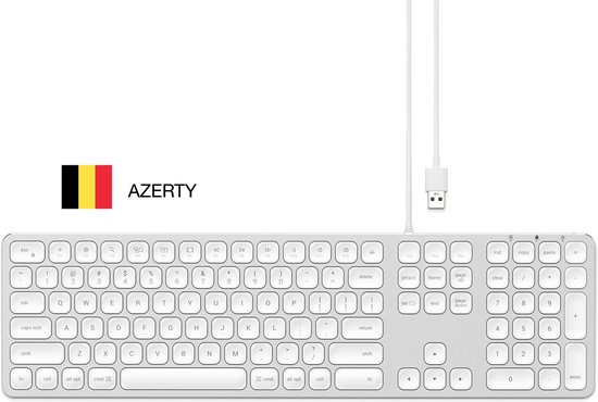 Satechi Wired Keyboard - Zilver AZERTY bol.com