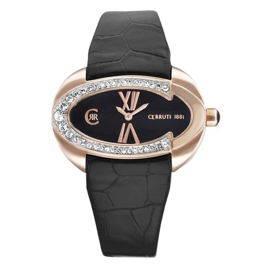 cerruti 1881 Analoog horloge zwart-goud elegant Sieraden Horloges Analoge horloges 