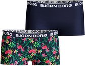 Bjorn Borg Exotic mini Meisjes Onderbroek-2P-Donker blauw-Maat 122