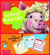 Boekomslag van 'Maan Roos Vis - Schrijfkaarten 6+'