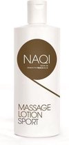 NAQI Massage lotion Sport 500 ml - hypoallergeen - olierijk - langdurige (sport) massages - huidverzorgend - waterafwasbaar