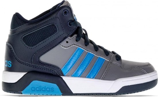 adidas BB9TIS Mid Sneakers Kids Sportschoenen - Maat 34 - Unisex -  grijs/blauw | bol.com