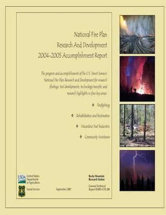National Fire Plan Research And Development 20042005