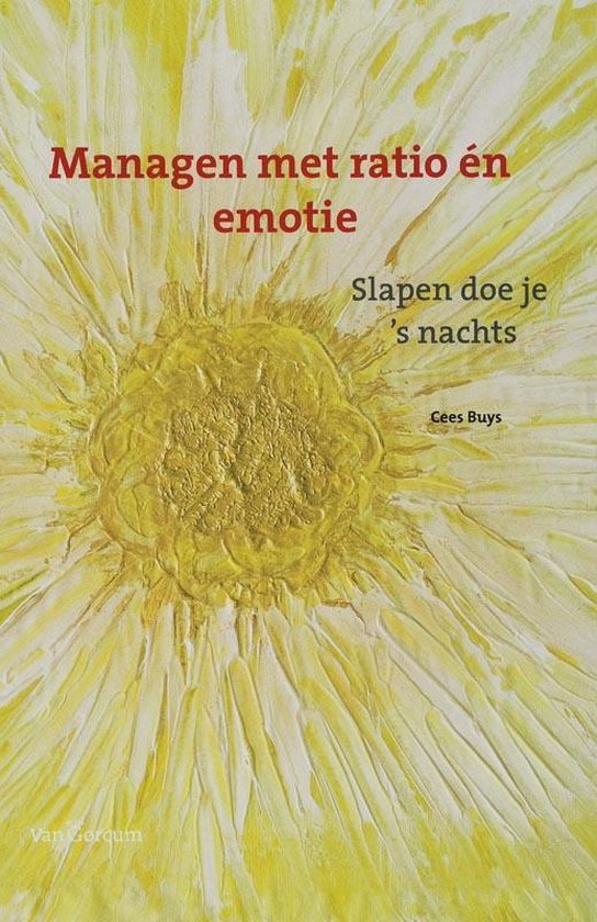 Cover van het boek 'Managen met ratio en emotie / druk 1' van C. Buys en C. Buijs
