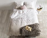 Dreamhouse Bedding Soft Morning - Dekbedovertrekset - Lits-Jumeaux - 240x200/260 + 2 kussenslopen 60x70 - Taupe