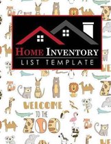 Home Inventory List Template