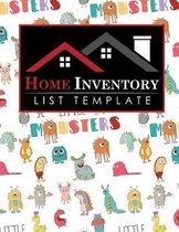 Home Inventory List Template