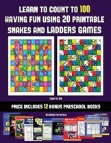 Count to 100 (Learn to count to 100 having fun using 20 printable snakes and ladders games)