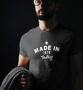 40 JAAR T-SHIRT | VERJAARDAG | Vintage Made In 1980 | Kado Cadeau Tip | Voor Mannen en Vrouwen | Unisex | Maat XL