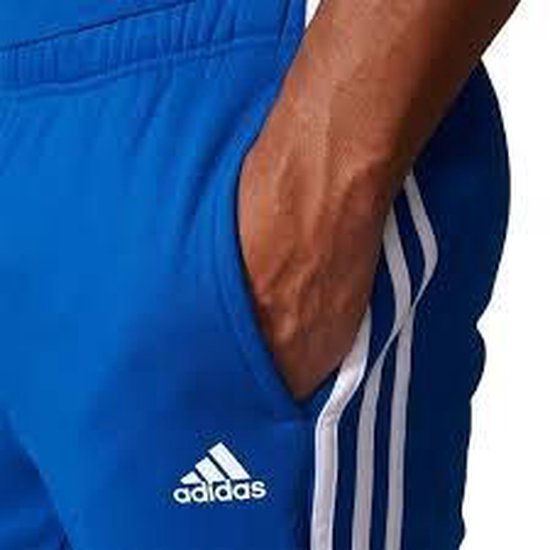 ego markeerstift Onderverdelen Adidas Heren Joggingbroek met rechte pijp - Kobalt/Wit - Maat XL | bol.com