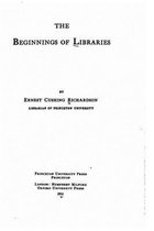 The beginnings of libraries