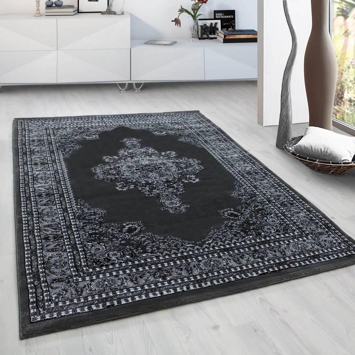 flycarpets Marrakesh Klassiek Vloerkleed - 160x230cm - Grijs