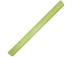 Arda Elastika 50cm Onbreekbare Liniaal - Buigzame liniaal van PVC met afgeschuinde rand