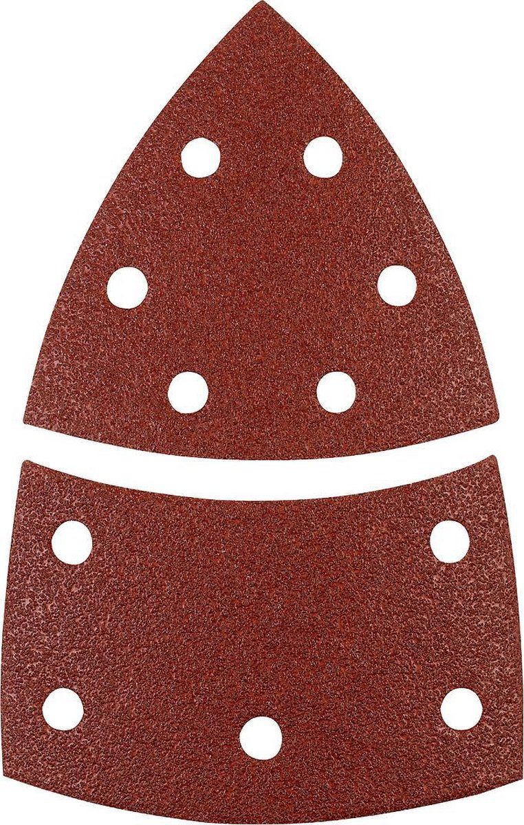 KWB schuurschijf 100 x 62, 93 mm - Korrel 60 - Klittenbandhechting - 496106 - 5 stuks