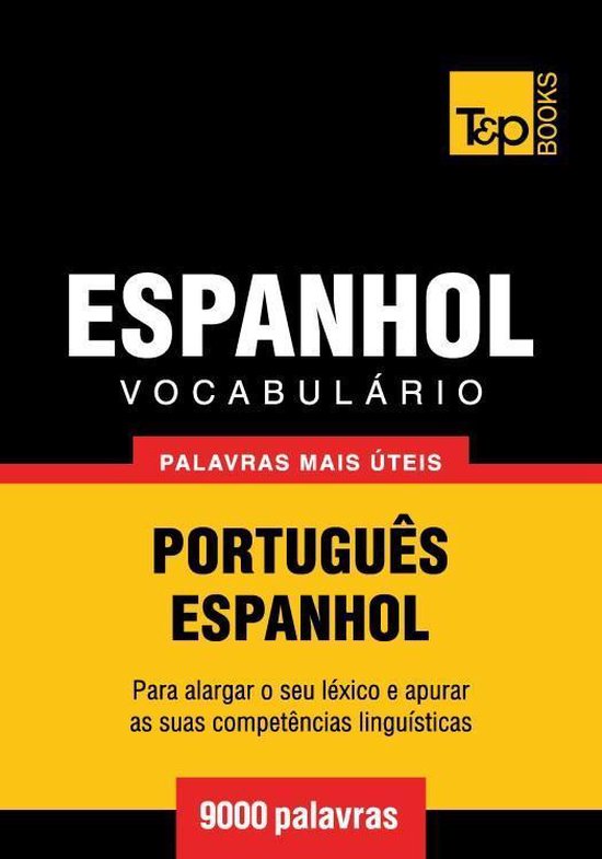 Vocabulário Português-Espanhol - 9000 palavras mais úteis - cover