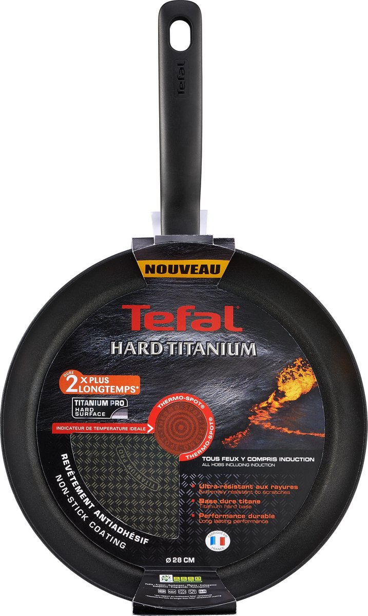 Tefal Hard Titanium Koekenpan - � 24 cm | bol.com