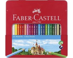 Faber-Castell kleurpotloden - Castle - blik 24 stuks - FC-115824