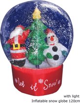 Boule de Noël gonflable 120 cm effet neige - Noël