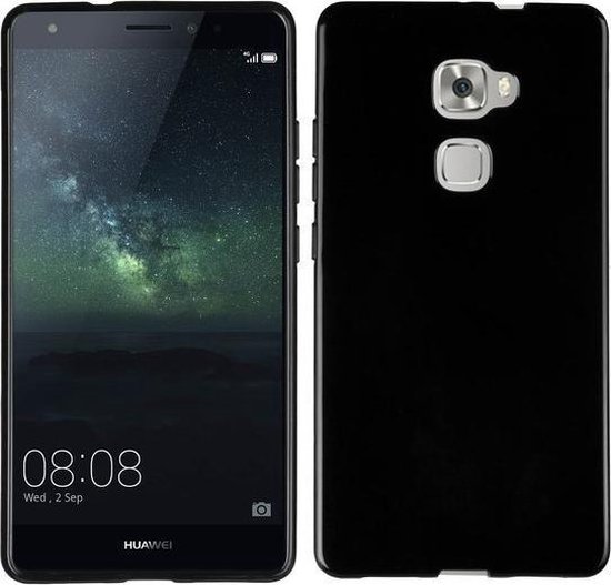 stoom affix Spit Huawei Mate S cover cover dark Silicone Case Zwart | bol.com