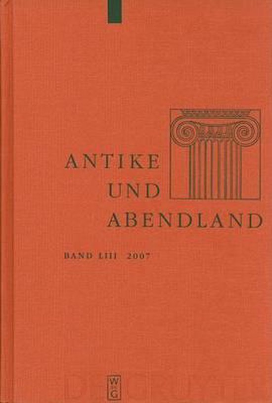 Foto: Antike und abendland band liii