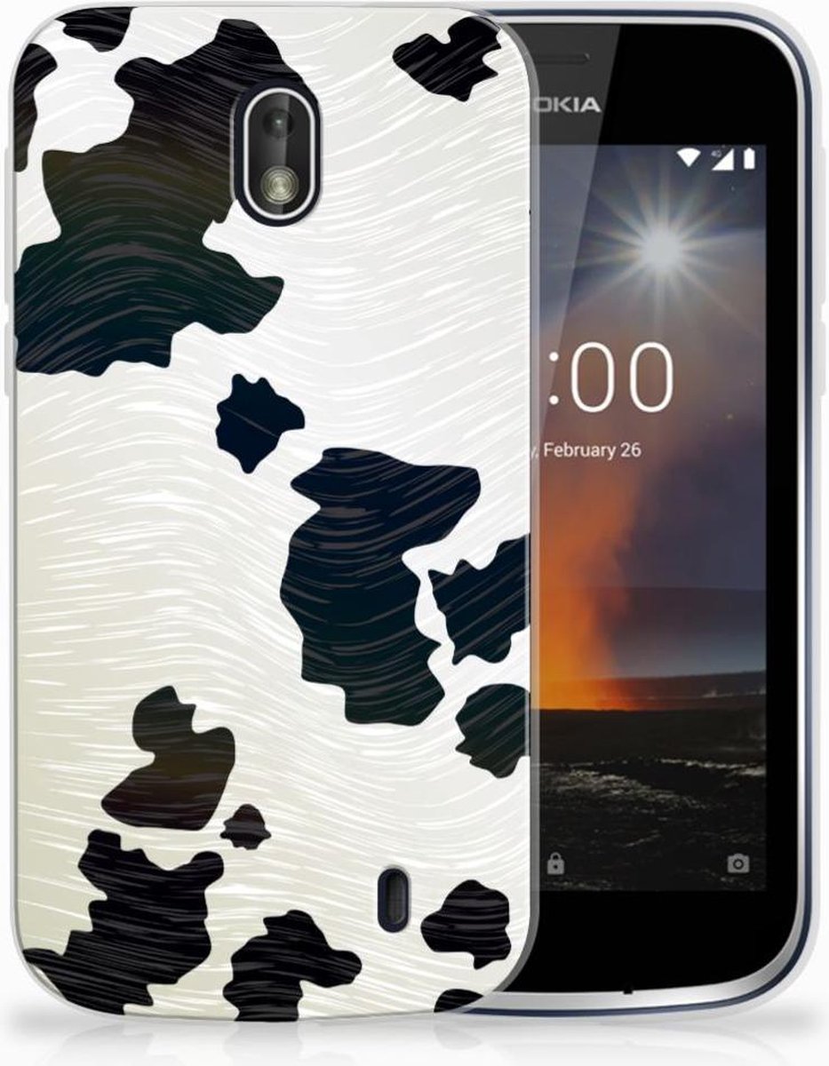 Nokia 1 TPU Hoesje Koeienvlekken