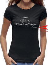 Zwangerschap aankondiging t-shirt dames / kado cadeau tip / dames - vrouwen maat XXL / zwart