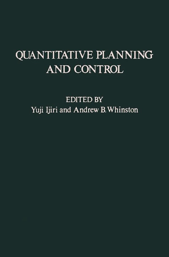Quantitative Planning and Control: Essays in Honor of Willia ... - cover