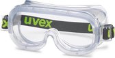 Uvex ruimzichtbril widevision 9305-714 met textielen hoofdband anti-fog coating
