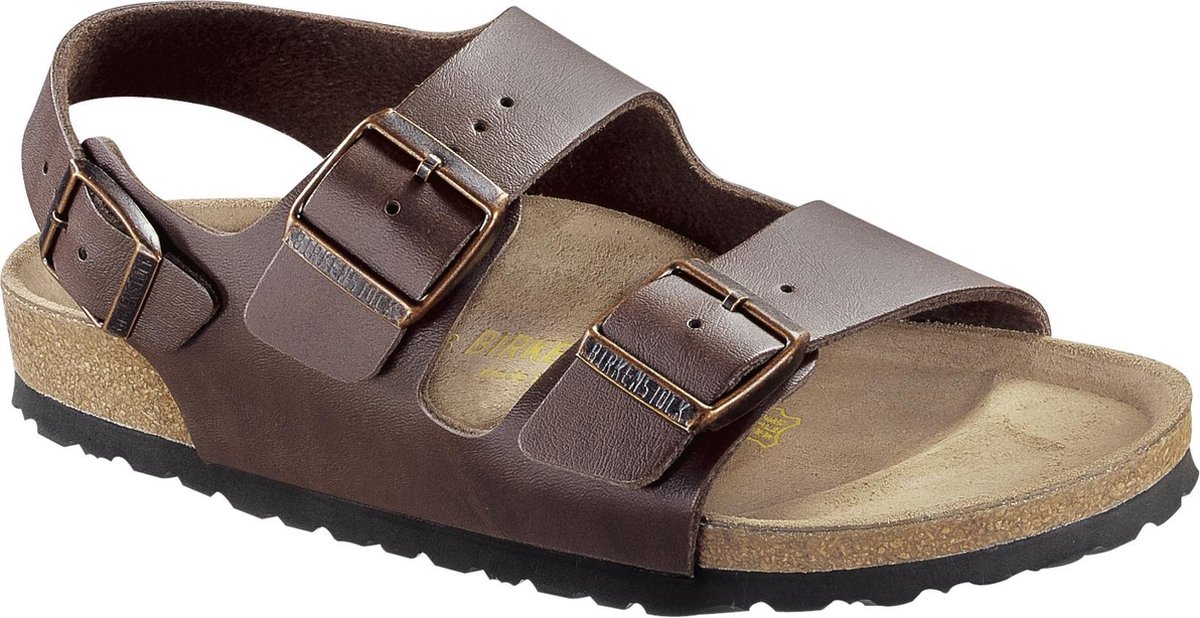 Birkenstock Milano Dames Slippers Smal fit Bruin