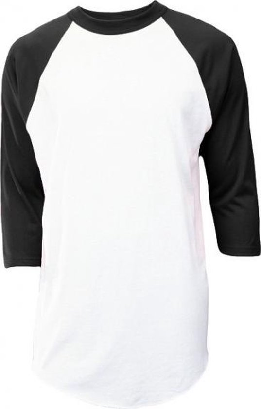 Soffe - Baseball Shirt - Heren - ¾ mouw - Zwart - Medium | bol.com