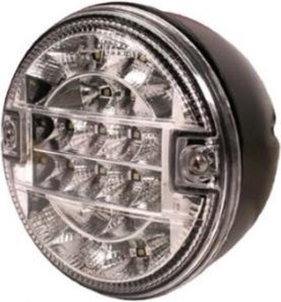 Bestel:LED mistlicht in chroomlook | 12-24v | 40cm. kabel | 2 jaar garantie | Snelle levering