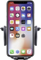 Shop4 - iPhone X Autohouder Verstelbare CD Houder Zwart met Draaiklem Zwart