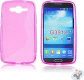 Samsung Galaxy Core 4G Silicon Cover - S-Line Pink