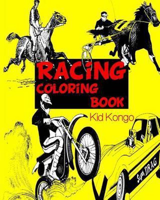 Racing Coloring Book - cover