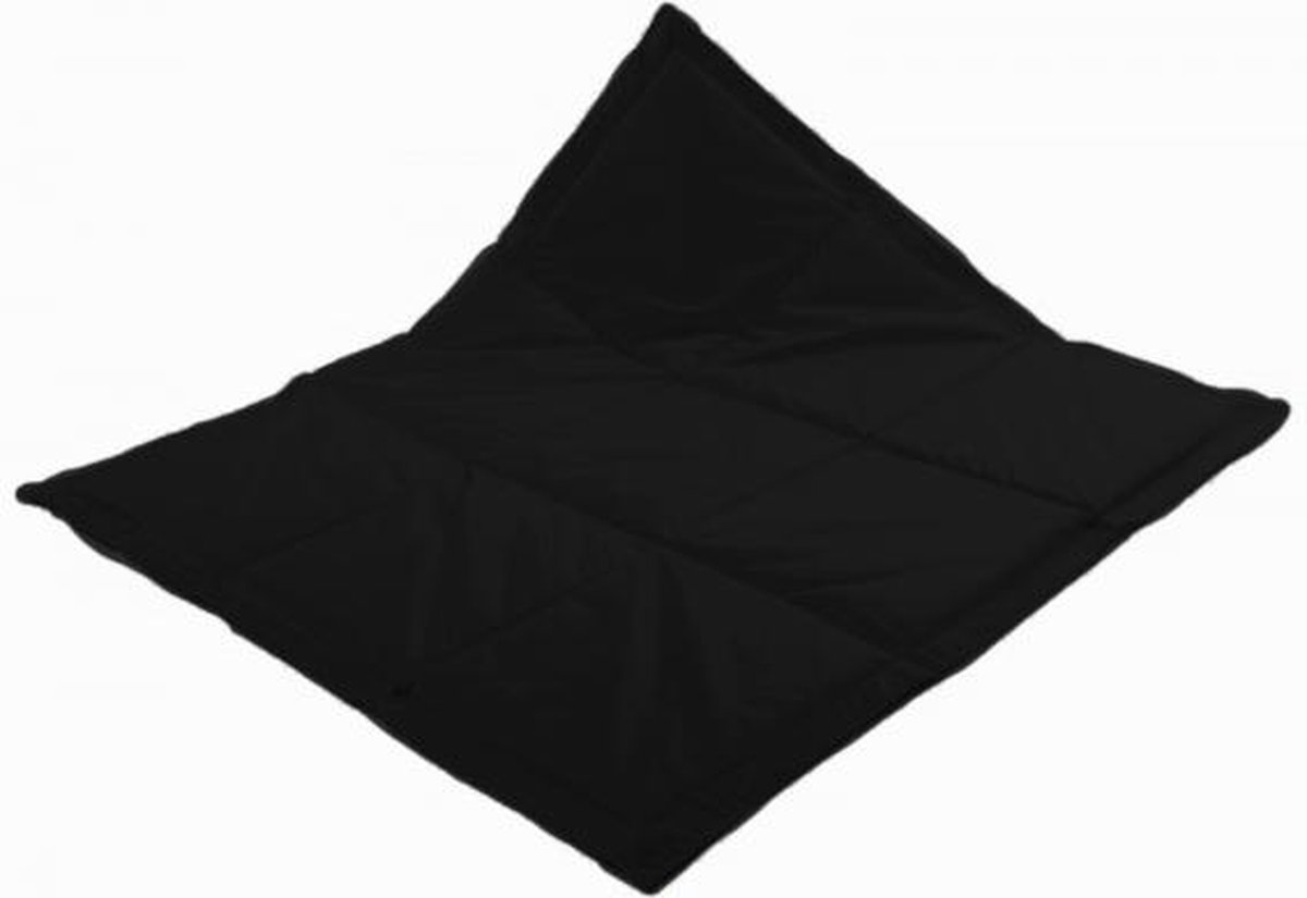 KidZ ImpulZ Speelkleed Baby - Speelmat - Afneembaar 140 x 180 cm - Zwart